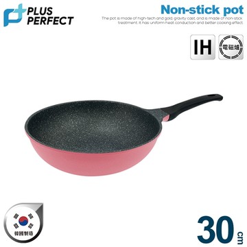 PERFECT理想 韓國晶鑽2代不沾炒鍋30cm(無蓋)