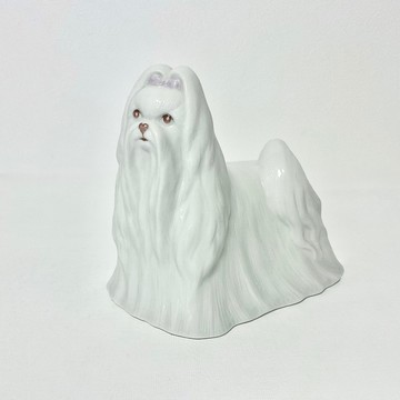 手繪馬耳他雕像（薰衣草色絲帶）