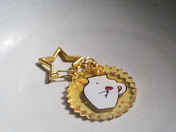 壓克力吊飾-小臉花瓶