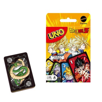 含特殊卡牌: 神龍許願 日本版正版 七龍珠UNO遊戲卡 Mattel