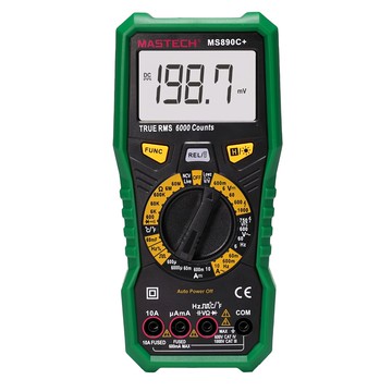 MASTECH 邁世 MS890C+ 數位萬用錶  多功能電氣測試工具  1台
