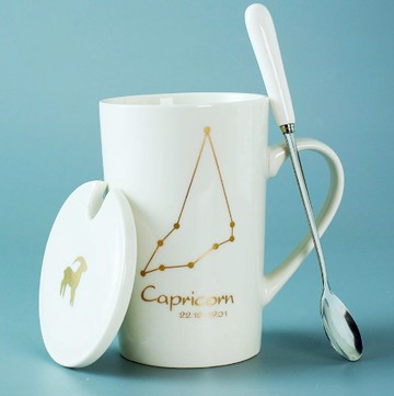 摩羯座生日快樂限定禮【星座物語】星座物語嚴選12星座情侶馬克杯 - 摩羯座
