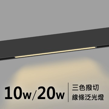 DC48V 三色撥切 10W、20W線條泛光燈｜F05-CT10-10F、20F