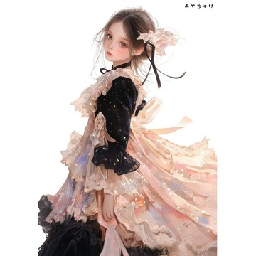 【3 月新品 1】07-117-0078 人物貼紙 透明感裝飾