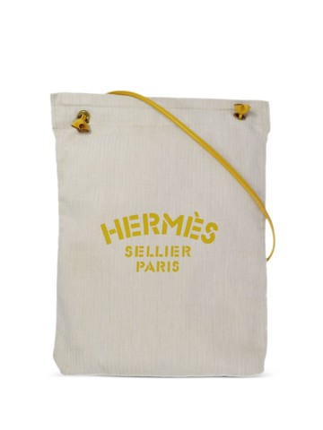Hermès Pre-Owned - 1990-2000s Aline GM shoulder - women - Canvas/Leather - One Size - Neutrals