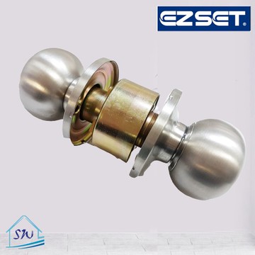 門鎖 喇叭鎖 Lucky幸福牌 圓柱形門鎖（127mm 有鑰匙） 喇叭鎖 不銹鋼磨砂銀 玄關門 房門鎖《昇瑋五金》