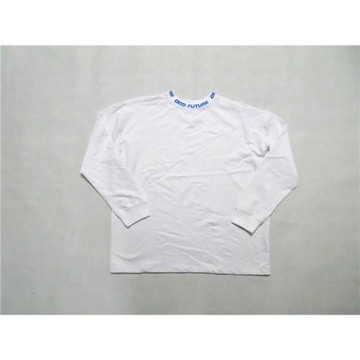 加州trap嘻哈hiphop美潮純色薄毛圈長袖T恤寬松tee街舞bboy甜甜圈