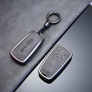 適用於奧迪 鑰匙套 Audi 鑰匙套 A4L A6L Q3 Q2L Q5L A5 A7 A8L Q7 高檔鑰匙包