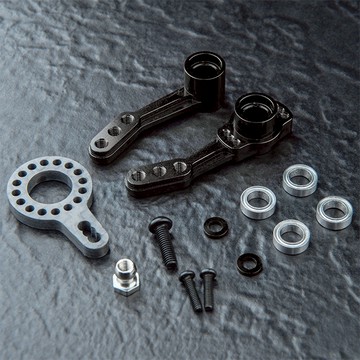 ✿AREA.TOY✿ MST 210589-1BK 鋁合金輕量化轉向搖臂組 黑