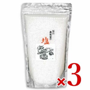 石川 奥能登の塩 1kg （1000g） × 3袋 ［なかみち屋］