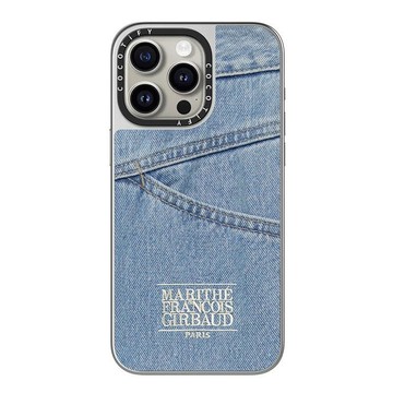 丹寧牛仔手機殼 iPhone17Promax手機殼 蘋果15Pro防摔殼i14保護殼i13硬殼i12