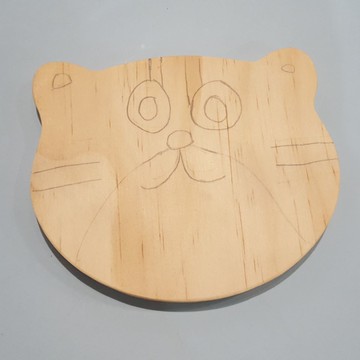 原木杯墊(未上色)