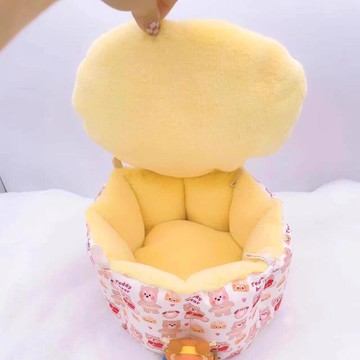 〖新品〗蜜袋鼯棉窩 蜜袋鼯窩 小寵窩 松鼠窩 仿兔絨加厚睡窩小寵蜜袋鼬倉鼠龍貓松鼠保暖用品