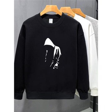 衛衣男款春秋季潮牌寬松圓領長袖t恤男2026年新款休閑百搭上衣服