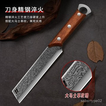 店鋪熱銷一體實木手工鍛打水果刀小刀多用刀露營求生便攜砍樹開路多功能刀