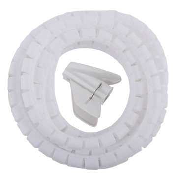 Come It 魔術電線螺旋整理帶 20mm x 3M 白色  1個