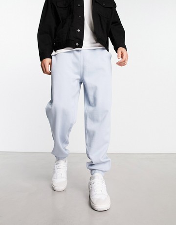 ASOS DESIGN oversized joggers in blue