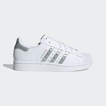 Adidas 愛迪達 Superstar II [JR4505] 女 休閒鞋 貝殼鞋 舒適 白 銀