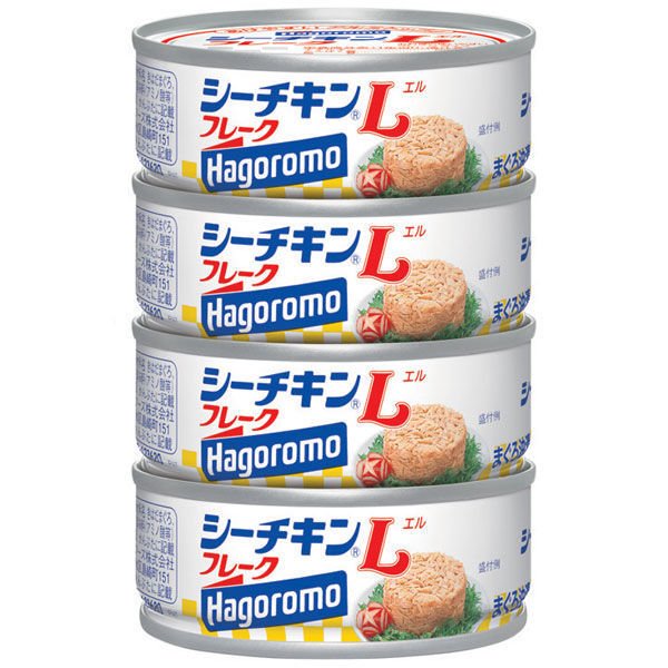 はごろもフーズはごろもフーズ　シーチキンL（エル）フレーク　70g×4缶　1個　ツナ缶・缶詰