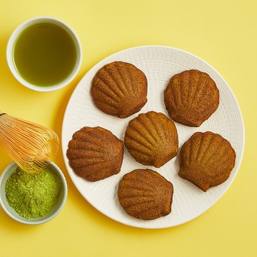 【艾薇手工坊】胖貝殼瑪德蓮-抹茶口味10入 (袋裝)