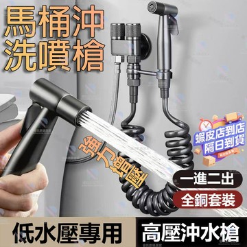 隔日達🚀馬桶沖洗噴槍【強勁增壓+不鏽鋼材質】馬桶沖洗器 馬桶水龍頭 浴室清潔噴槍 廁所沖洗器 洗屁屁沖洗器 免治沖洗器