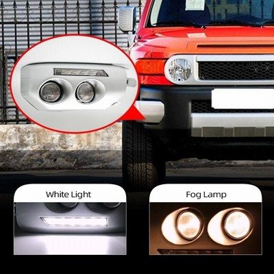 トヨタ FJクルーザー LEDフロントコーナー フォグランプ デイ