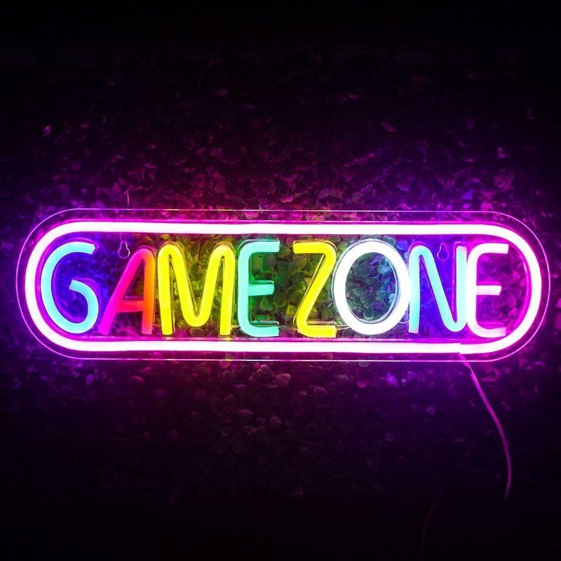 Game Zone ネオンサイン LED ネオンライト ゲームゾーン ゲーミング