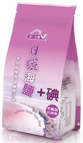日曬海鹽加碘立袋x4件組