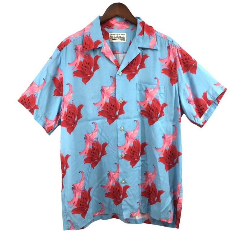 WACKO MARIA 20SS HAWAIIAN SHIRT S／S TYPE-2 アロハシャツ ブルー  