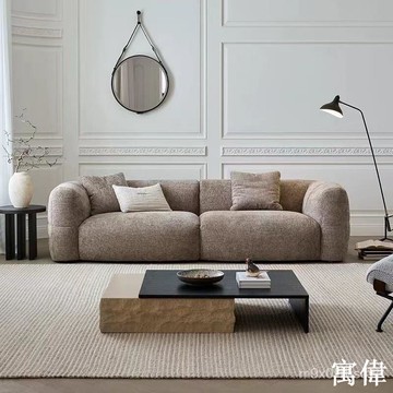 免運 破損補發 布藝沙髮大白客廳小戶型【可個性化定製顔色】布藝沙發  布沙發 沙發 客廳沙發 小戶型沙發