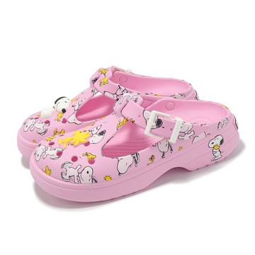 [ACS] Crocs 洞洞鞋 Peanuts Mary Jane Clog 男女鞋 史奴比 瑪莉珍 克駱格 粉紅 卡駱馳 21113090H