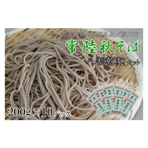 ふるさと納税 茨城県 行方市 DX-23《包装・のし無》八割乾麺セット10パック入（20人分）