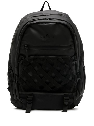 Makavelic - Ludus Duality logo-stamp backpack - men - Polyester - One Size - Black