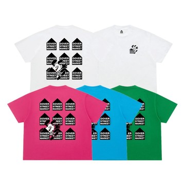 Dover Street Market x Verdy Vick 聯名 九宮格房子 短袖 白/藍/綠/粉 VERDY-D