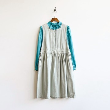 【蛋植物古著】茵茵露水純色古著背心吊帶裙