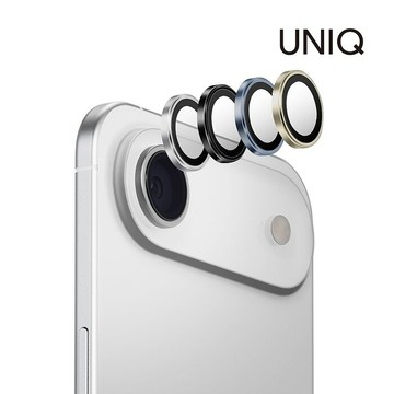 UNIQ 新加坡 OPTIX 鋁合金鏡頭保護貼 iPhone 17 Air 系列銀色