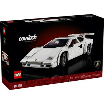5500【台中翔智積木】LEGO 樂高 ICONS 系列 10337 藍寶堅尼 Countach 5000 QV 輕盒損