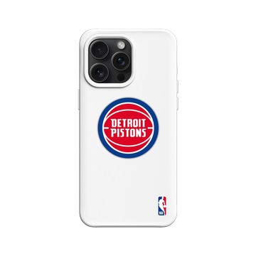 iPhone 15 Pro Max SolidX 白 - NBA - Logo-底特律活塞 Detroit Pistons