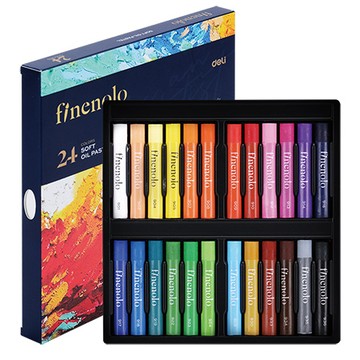 得力Deli Finenolo重彩油蠟筆/EC212-24/24色