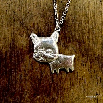 emmaAparty手工純銀項鍊 '' 散散步法鬥''