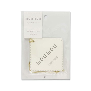 生活良品 日本daiko大香-MOUMOU居家車內空間織物芬芳吊掛式香氛片1入/袋