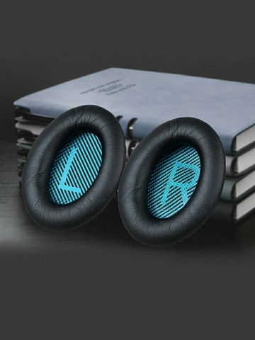 博士bose耳機套 BOSE QC35耳罩QC25 QC15 QC2耳機罩皮套AE2海綿套soundtrue頭戴式二代藍牙耳機配件替換維修