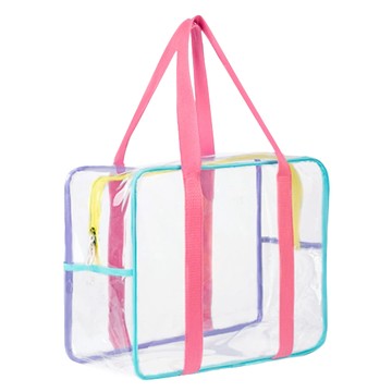 多功能透明防水收納袋 收納包  彩色  1個