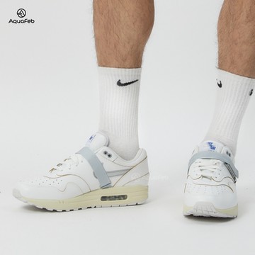 Nike Air Max 1 Time Warp 男 白 經典 氣墊 魔鬼氈 運動 休閒鞋 FJ5472-121