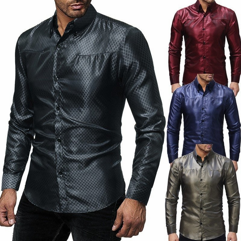 カジュアルシャツ 長袖シャツ 柄シャツ トップス メンズ 長袖 立て襟 カッコいい ワイルド お洒落 春 秋 メンズファッション 通販 Lineポイント最大0 5 Get Lineショッピング