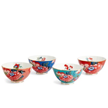 牡丹四入缽碗組11cm