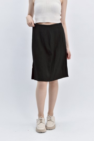 (L) odichia黑色短裙