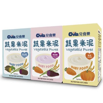 寶寶即食粥 素食 寶寶粥 兒食樂 蔬果米泥 幸福米寶 米麩 紫甜薯 紫山藥 南瓜 Chila 1151
