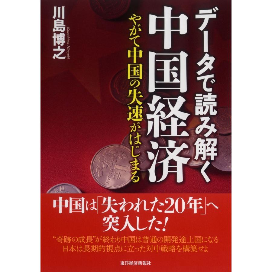 データで読み解く中国経済 やがて中国の失速がはじまる 川島博之