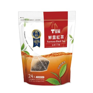 [家速配]T世家鮮露紅茶三角立體茶包3gx24